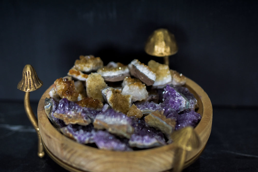 Citrine & Amethyst Clusters